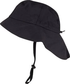 Happy Rainy Days Fisherman's Hat Bowie Black Regenhoed Dames -Regenjassenwinkel 1006x1200