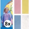 Merkloos 8 X Regen Poncho Voor Kinderen Blauw -Regenjassenwinkel 1081x1200 1