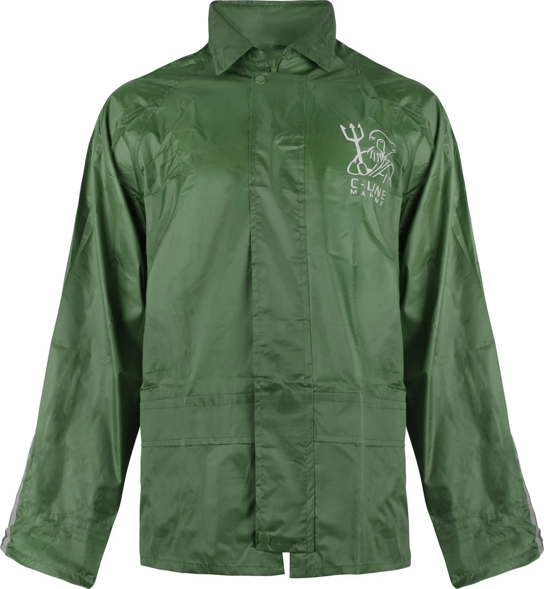 C-Line Regenpak Met Capuchon - Groen - Reflecterend - Nieuw Model - Volwassen Maat XXL 14 C-Line Regenpak Met Capuchon - Groen - Reflecterend - Nieuw Model - Volwassen Maat XXL - Afbeelding 12