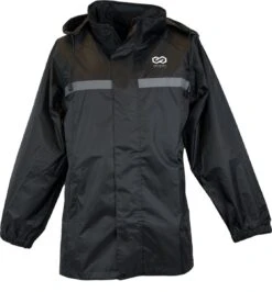 Infinity Goods Regenpak - Dames & Heren - Maat M - Waterdicht & Ademend - Reflecterend - Zwart -Regenjassenwinkel 1116x1200