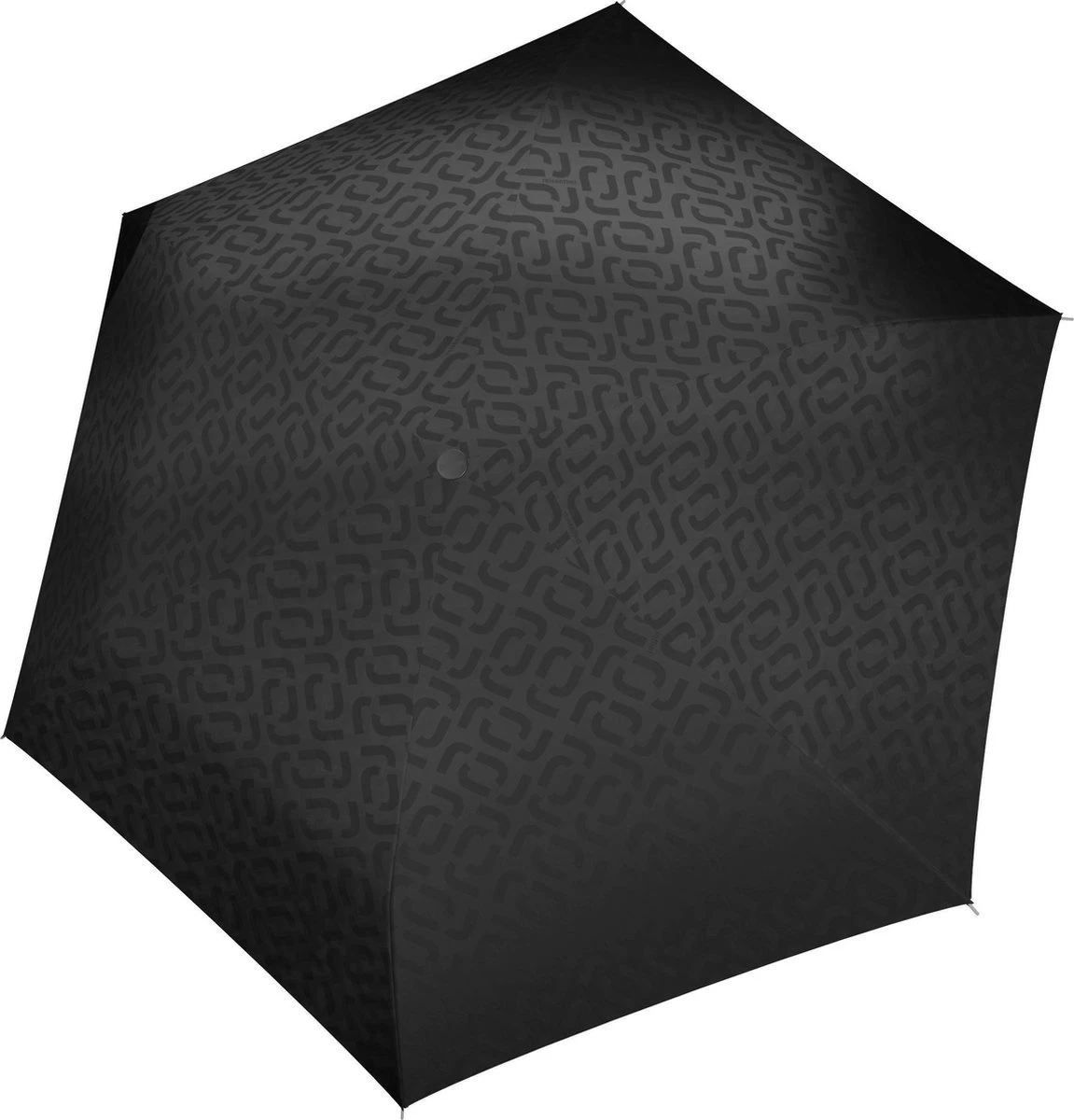 Reisenthel Umbrella Pocket Mini Opvouwbare Mini Paraplu - ø 97 Cm - Signature Black Hotprint Zwart 4 Reisenthel Umbrella Pocket Mini Opvouwbare Mini Paraplu - ø 97 Cm - Signature Black Hotprint Zwart - Afbeelding 2