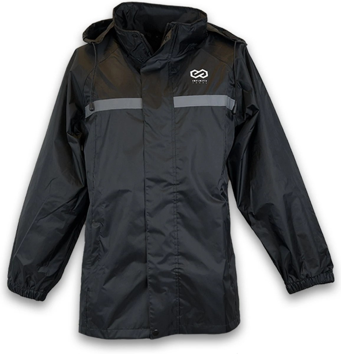 Infinity Goods Regenpak - Dames & Heren - Maat L - Waterdicht & Ademend - Reflecterend - Zwart 7 Infinity Goods Regenpak - Dames & Heren - Maat L - Waterdicht & Ademend - Reflecterend - Zwart - Afbeelding 5