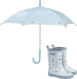 Little Dutch Paraplu - Sailors Bay - Kinderparaplu - Blauw -Regenjassenwinkel 1169x1200 2