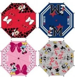 Disney Minnie Mouse Kinderparaplu - Gekleurd - D71 Cm -Regenjassenwinkel 1171x1200