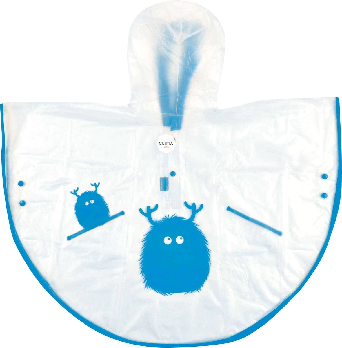 Clima Bisetti - Regenponcho Kinderen Blauw 4-6 Jaar - Regenponcho Peuter - Regenponcho Kind 4 Clima Bisetti - Regenponcho Kinderen Blauw 4-6 Jaar - Regenponcho Peuter - Regenponcho Kind - Afbeelding 2
