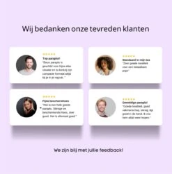 PLU - Paraplu - Opvouwbaar - Inklapbaar - Met Luxe Beschermhoes - Met Reisetui - Windproof - Fashionable - Lichtgewicht - Paars -Regenjassenwinkel 1182x1200 1