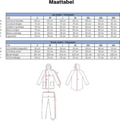 C-Line Regenpak Met Capuchon - Rood - Reflecterend - Nieuw Model - Volwassen Maat L -Regenjassenwinkel 1191x1200 6