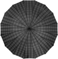 Falconetti Stokparaplu 16 Baans Dessin Grijs Blok -Regenjassenwinkel 1196x1200 6