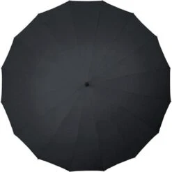 Falcone Herenparaplu Met Houten Stok - Ø 125 Cm - Zwart -Regenjassenwinkel 1198x1200 7