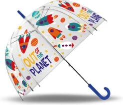 Kids Licensing Kinderparaplu Out Of The Planet 80 Cm Transparant -Regenjassenwinkel 1200x1025 4