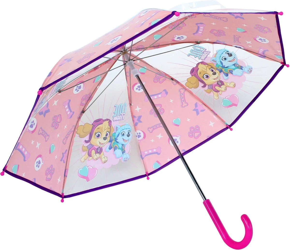 PAW Patrol - Paraplu - Kinderen - 78cm - Roze 6 PAW Patrol - Paraplu - Kinderen - 78cm - Roze - Afbeelding 4