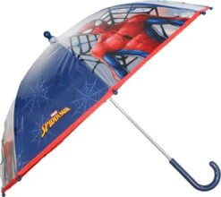 Marvel Spiderman Kinderparaplu - Blauw/rood - D73 Cm