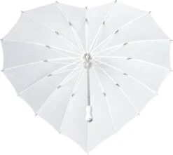 Impliva - Hartvormige Paraplu - UV-Bescherming - Ø 84 Cm - Wit -Regenjassenwinkel 1200x1074