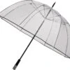 Impliva - Koepelparaplu - Ø 111 Cm - Transparant Zwart -Regenjassenwinkel 1200x1085