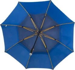 Falcone - Luxe Golfparaplu - Glasfiber Baleinen - Ø 130 Cm - Blauw -Regenjassenwinkel 1200x1128 1