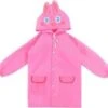 Poncho Regenponcho - Kinder Regenjas - Kinderjas - 4-6 Jaar - Regenjas - One Size - Roze Konijn -Regenjassenwinkel 1200x1129 9