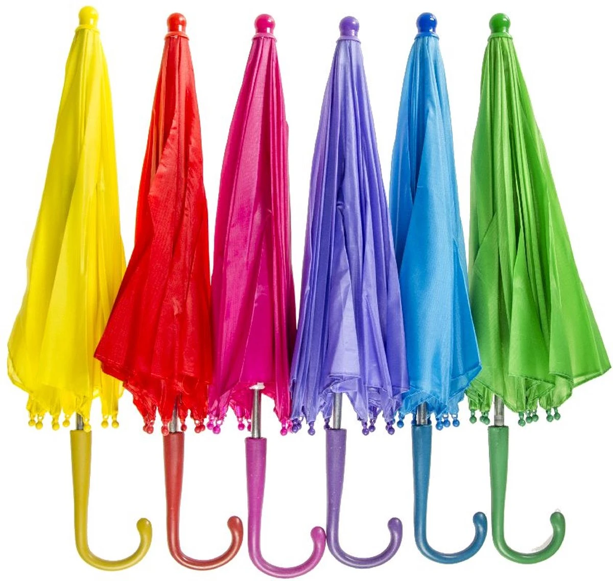 Kinderparaplu - Paraplu Voor Kinderen - Per Stuk - Willekeurige Kleur - 50 Cm 4 Kinderparaplu - Paraplu Voor Kinderen - Per Stuk - Willekeurige Kleur - 50 Cm - Afbeelding 2