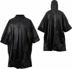 Benson Duurzame Regenponcho Zwart Voor Volwassenen -Regenjassenwinkel 1200x1141 7