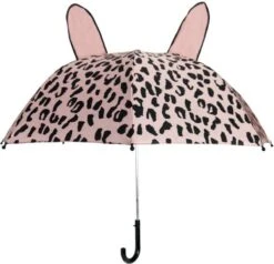 VanPauline Kinderparaplu Pink Leopard