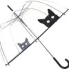 Smati Chat Stormparaplu - Transparent - Auto Open - ø 85 Cm - Chat Cat Zwart -Regenjassenwinkel 1200x1165 6