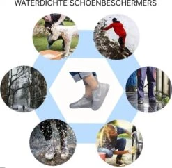 Siliconen Unisex Waterdichte Overschoenen Grijs Maat M 35-38 - Herbruikbaar – Anti Slip Regen Overschoen - Schoenhoesjes - Waterdichte Schoenbeschermers - Regenhoes – Schoenovertrek - Regenlaarzen -Regenjassenwinkel 1200x1176 1
