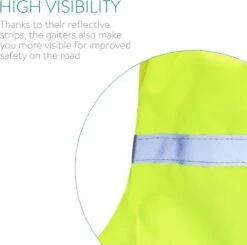 Navaris Overschoenen - 1 Paar Uniseks Schoenovertrekken - Waterdicht & Reflecterend - Beschermt Tegen Regen En Vuil - Verschillende Maten -Regenjassenwinkel 1200x1189 3