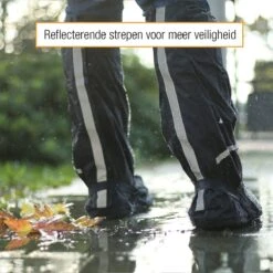 Amazy Regenoverschoenen + Gratis Opbergtas (maat 44/45 | Hoog) - Waterdichte En Antislip Schoenovertrekken Met Reflectoren Voor Droge, Schone Schoenen, Zelfs In De Regen, Sneeuw Of Stof. -Regenjassenwinkel 1200x1200 221
