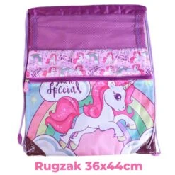 Kids Licensing Paraplu Unicorn + Rugzak Meisjes | Doorzichtige Koepelparaplu Ø70cm Kind | Eenhoorn Gymtas US01 -Regenjassenwinkel 1200x1200 254