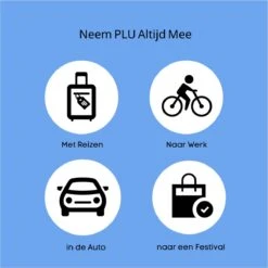 PLU - Paraplu - Opvouwbaar - Inklapbaar - Met Luxe Beschermhoes - Met Reisetui - Windproof - Fashionable - Lichtgewicht - Zwart -Regenjassenwinkel 1200x1200 266