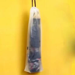 Merkloos Draagbare Paraplu Trekkoord Opbergtas – Herbruikbaar En Doorschijnend. -Regenjassenwinkel 1200x1200 270