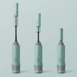 Tamarow™ Automatische Opvouwbare Paraplu - Omgekeerd Design - Windproof - Lichtgewicht - Reflectie - Omgekeerd Design - Licht Groen -Regenjassenwinkel 1200x1200 283