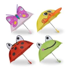 Relaxdays Paraplu Kind Dieren - Kinderparaplu Meisje En Jongen - Regenscherm Kids - Kikker -Regenjassenwinkel 1200x1200 290