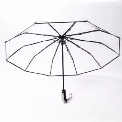 Opvouwbare Paraplu - Inklapbare Paraplu - Doorzichtig - Transparant - Ø105cm - Extra Groot - Automatisch - Umbrella - Transparent - Koepelparaplu - Volwassenen -Regenjassenwinkel 1200x1200 314