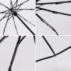 Opvouwbare Paraplu - Inklapbare Paraplu - Doorzichtig - Transparant - Ø105cm - Extra Groot - Automatisch - Umbrella - Transparent - Koepelparaplu - Volwassenen -Regenjassenwinkel 1200x1200 316