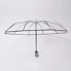 Opvouwbare Paraplu - Inklapbare Paraplu - Doorzichtig - Transparant - Ø105cm - Extra Groot - Automatisch - Umbrella - Transparent - Koepelparaplu - Volwassenen -Regenjassenwinkel 1200x1200 319