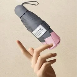Merkloos TDR -Opvouwbare Paraplu -Windproof- Zonnescherm UV-SPF 50+compact En Draagbaar- Extra Sterk - Roze -Regenjassenwinkel 1200x1200 348