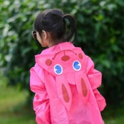 Poncho Regenponcho - Kinder Regenjas - Kinderjas - 4-6 Jaar - Regenjas - One Size - Roze Konijn -Regenjassenwinkel 1200x1200 363
