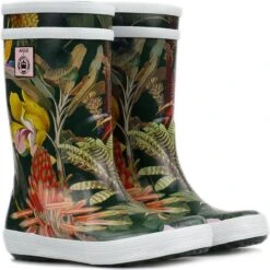 Aigle Regenlaarsjes Lolly Pop Kew Garden-30