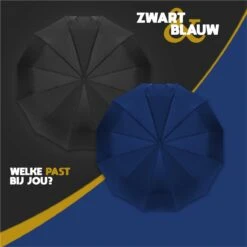 Stormparaplu Opvouwbaar - Paraplu - Automatische Stormparaplu - Tot 110km P/u Windproof - 12 Ribben 13 Stormparaplu Opvouwbaar - Paraplu - Automatische Stormparaplu - Tot 110km P/u Windproof - 12 Ribben -Regenjassenwinkel 1200x1200 88