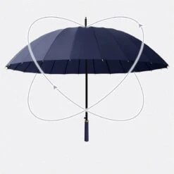 Merkloos Luxe Stormparaplu -Stormparaplu-24ribben-extra Sterk Paraplu-mooie Paraplu-windkracht 8 Paraplu -Regenjassenwinkel 1200x1200 99