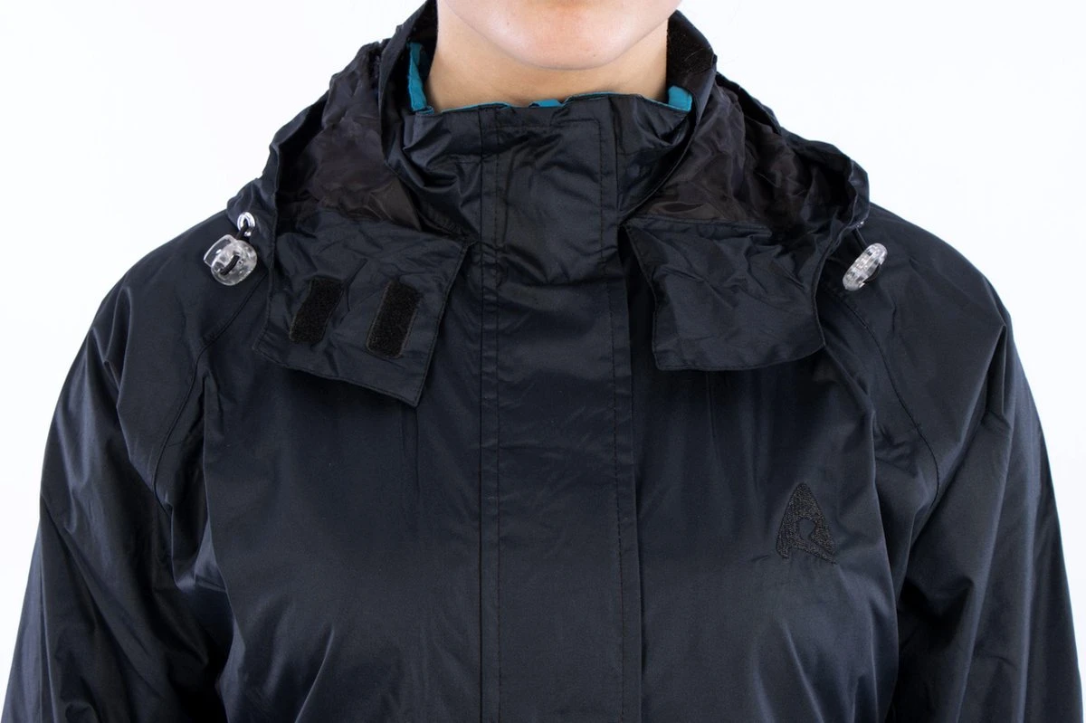 Ralka Regenjas Deluxe Lang Model - Dames - Zwart/Aqua - 36 7 Ralka Regenjas Deluxe Lang Model - Dames - Zwart/Aqua - 36 - Afbeelding 5