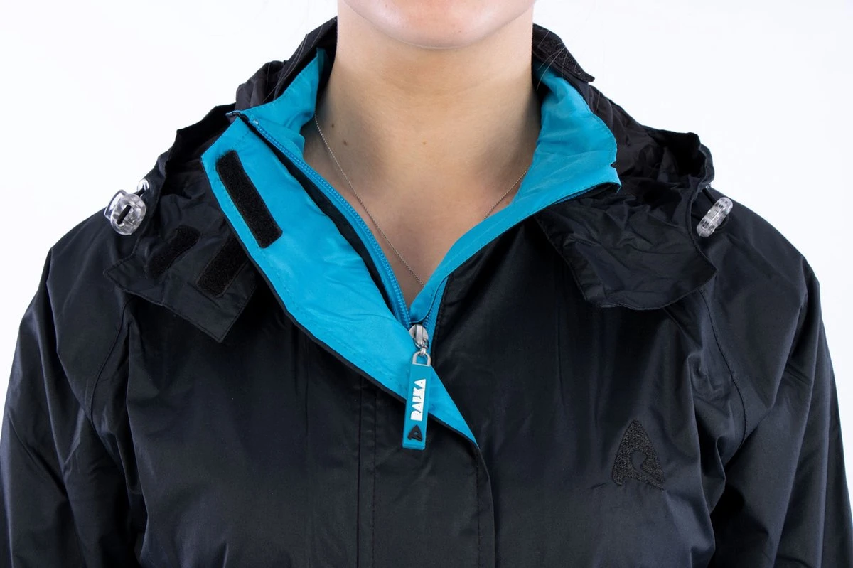 Ralka Regenjas Deluxe Lang Model - Dames - Zwart/Aqua - 36 8 Ralka Regenjas Deluxe Lang Model - Dames - Zwart/Aqua - 36 - Afbeelding 6