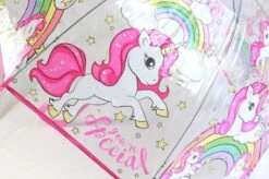 Kids Licensing Paraplu Unicorn + Rugzak Meisjes | Doorzichtige Koepelparaplu Ø70cm Kind | Eenhoorn Gymtas US01 -Regenjassenwinkel 1200x799 17