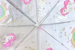Kids Licensing Paraplu Unicorn + Rugzak Meisjes | Doorzichtige Koepelparaplu Ø70cm Kind | Eenhoorn Gymtas US01 -Regenjassenwinkel 1200x799 18
