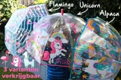 Kids Licensing Paraplu Unicorn + Rugzak Meisjes | Doorzichtige Koepelparaplu Ø70cm Kind | Eenhoorn Gymtas US01 -Regenjassenwinkel 1200x799 21