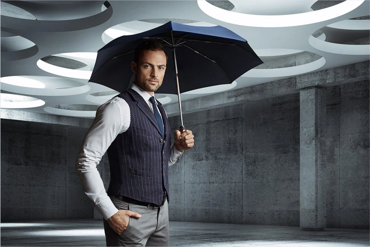 Knirps C205 - Medium Duomatic Windproof Paraplu -Black 6 Knirps C205 - Medium Duomatic Windproof Paraplu -Black - Afbeelding 4