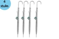 4 Stuks Paraplu Transparant Plastic Paraplu's 100 Cm - Doorzichtige Paraplu - Trouwparaplu - Bruidsparaplu - Stijlvol - Bruiloft - Trouwen - Fashionable - Trouwparaplu -Regenjassenwinkel 1200x800 28