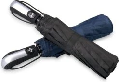 Paraplu - Stormparaplu - Automatisch Uitklapbaar - Opvouwbaar - Zwart - 110 Cm XL - Open En Dicht Knop - Stormbestendig Tot 140 K/m 11 Paraplu - Stormparaplu - Automatisch Uitklapbaar - Opvouwbaar - Zwart - 110 Cm XL - Open En Dicht Knop - Stormbestendig Tot 140 K/m -Regenjassenwinkel 1200x826 3