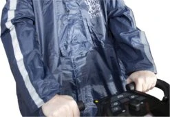 C-Line Poncho Scootmobiel - Blauw - Reflecterend -Regenjassenwinkel 1200x828