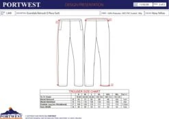 Portwest Regenpak 2 Delig Donker Blauw Maat XL -Regenjassenwinkel 1200x846 1